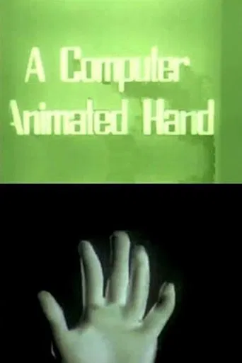 A Computer Animated Hand poster