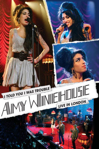 Movie poster for Amy Winehouse: I Told You I Was Trouble - Live In London (2007)