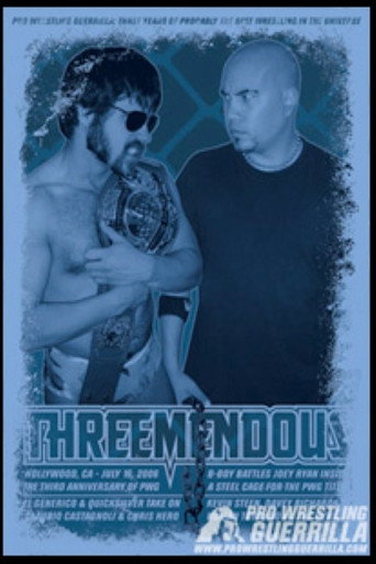 Movie poster for PWG: Threemendous (2006)