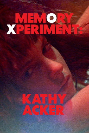 Memory Xperiment: Kathy Acker poster