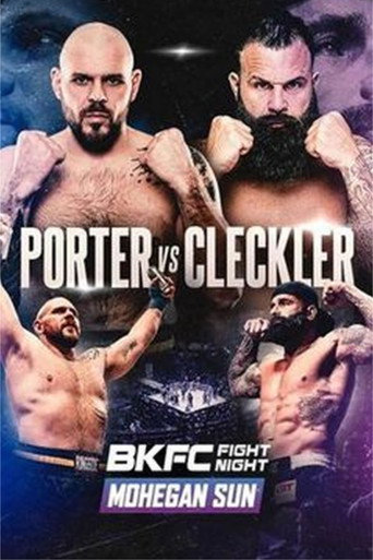 Movie poster for BKFC Fight Night Parker Porter vs Dillon Cleckler (2025)