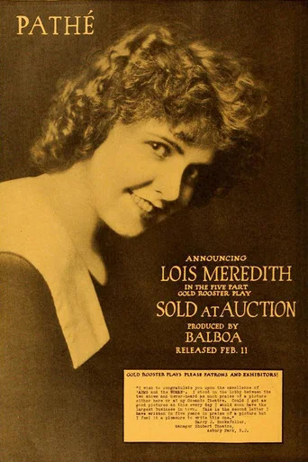 Movie poster for Sold at Auction (1917)