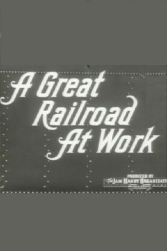 A Great Railroad at Work poster