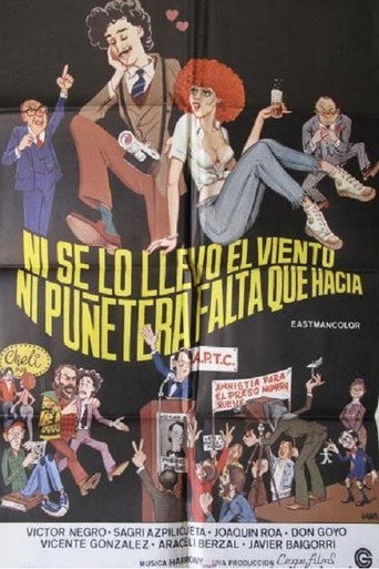 Movie poster for Ni se lo llevó el viento, ni puñetera falta que hacía (1982)