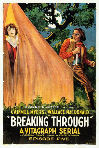 Movie poster for Breaking Through (1921)