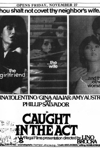 Movie poster for Caught in the Act (1981)