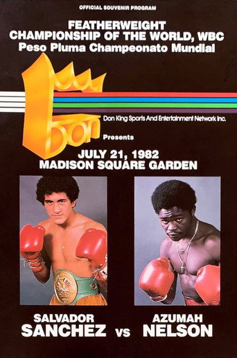 Movie poster for Salvador Sanchez vs. Azumah Nelson (1982)
