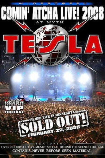 Movie poster for Tesla - Comin' Atcha Live! 2008 (2008)