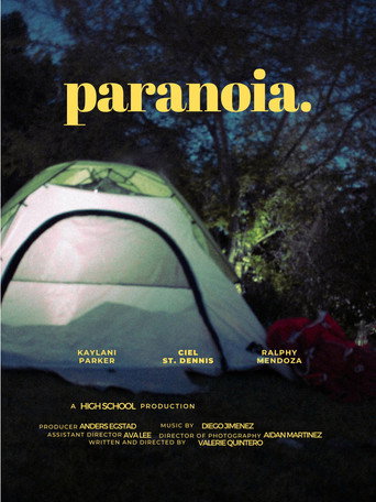 Movie poster for paranoia. (2025)
