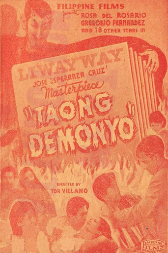 Movie poster for Demon Man (1937)