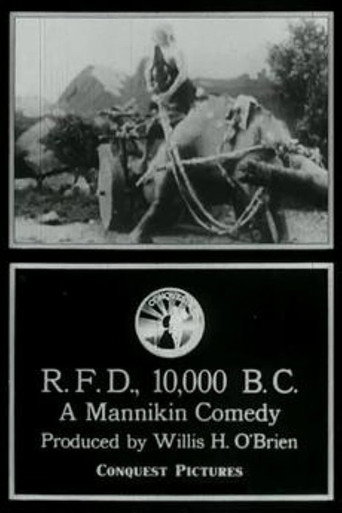 Movie poster for R.F.D., 10,000 B.C. (1917)