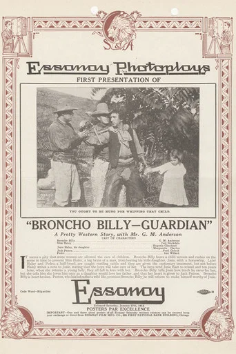 Movie poster for Broncho Billy-Guardian (1914)