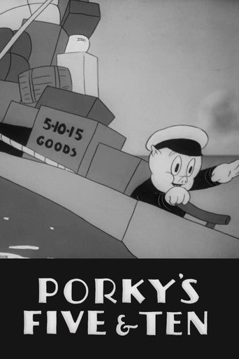 Movie poster for Porky's Five & Ten (1938)