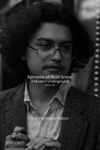 Movie poster for Apropos of Acid Snow: A Modern Underground (Parts I-III) (2026)