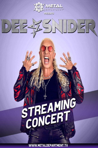 Movie poster for Dee Snider - Leave a Scar Album Release Show Streaming Concert (2021)