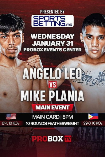 Movie poster for Angelo Leo vs. Mike Plania (2024)