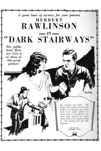 Movie poster for Dark Stairways (1924)