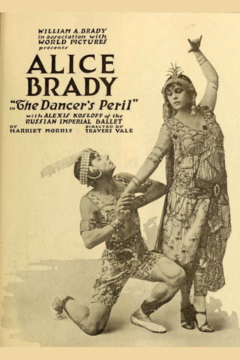 Movie poster for The Dancer's Peril (1917)