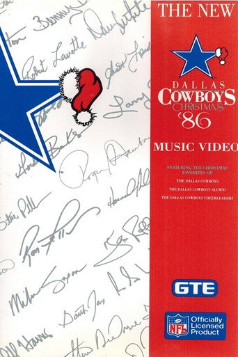 Movie poster for The New Dallas Cowboys Christmas '86 Music Video (1986)