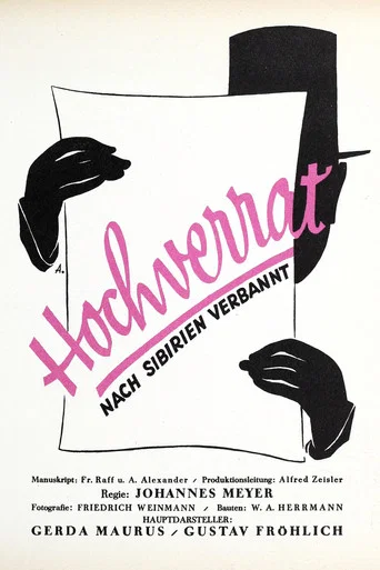 Movie poster for Hochverrat (1929)