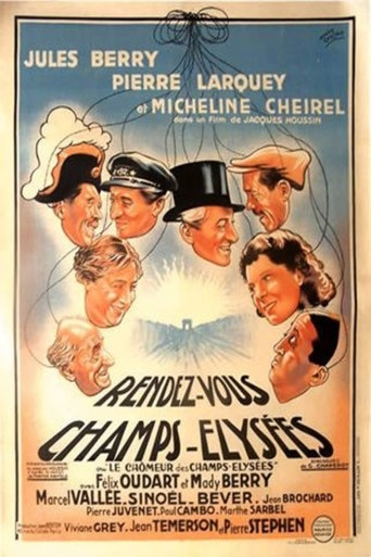 Movie poster for Champs-Elysees (1937)