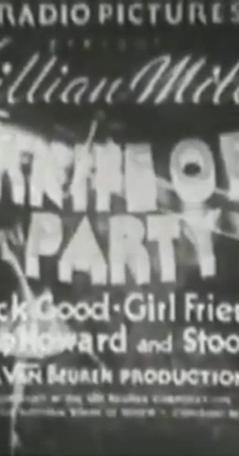Movie poster for The Knife of the Party (1934)