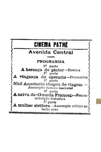 Movie poster for Nhô Anastácio Chegou de Viagem (1908)