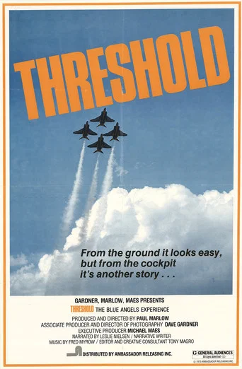 Movie poster for Threshold: The Blue Angels Experience (1975)