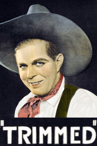 Movie poster for Trimmed (1922)