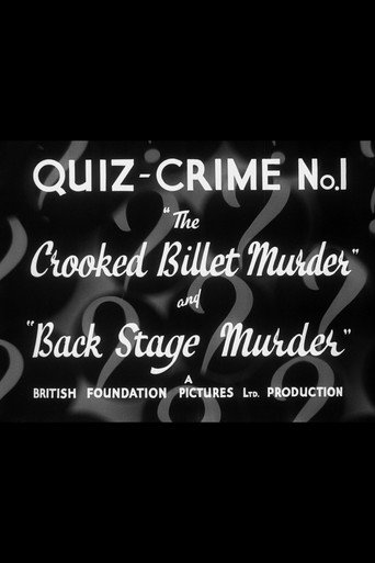 Movie poster for Quiz Crime No. 1 (1943)