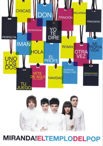 Movie poster for Miranda! El Templo del Pop (2008)