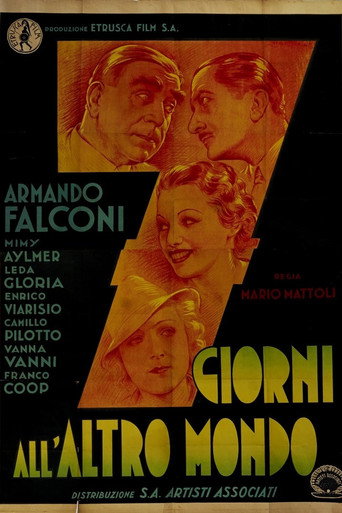 Movie poster for Sette giorni all'altro mondo (1940)