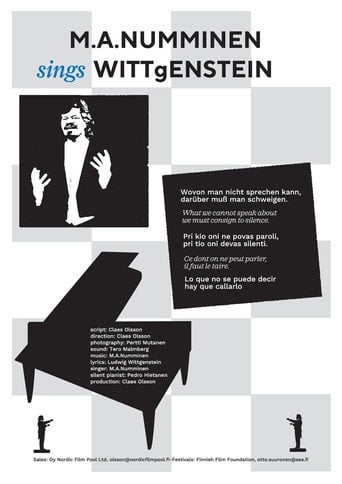 Movie poster for M.A. Numminen Sings Wittgenstein (1994)