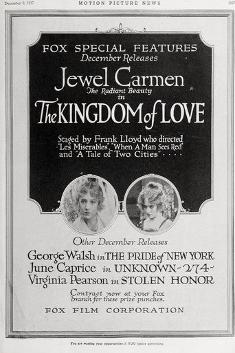 Movie poster for The Kingdom of Love (1917)