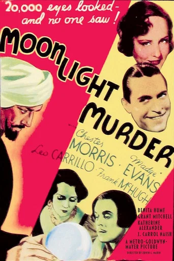 Movie poster for Moonlight Murder (1936)