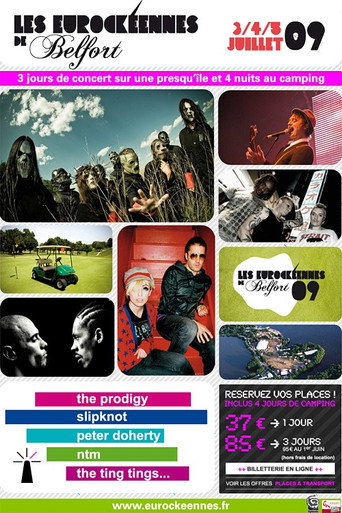 Movie poster for Slipknot Live - Eurockéennes de Belfort 2009 (2009)
