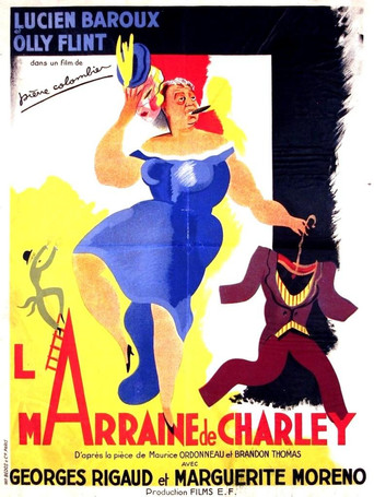 Movie poster for La Marraine de Charley (1936)
