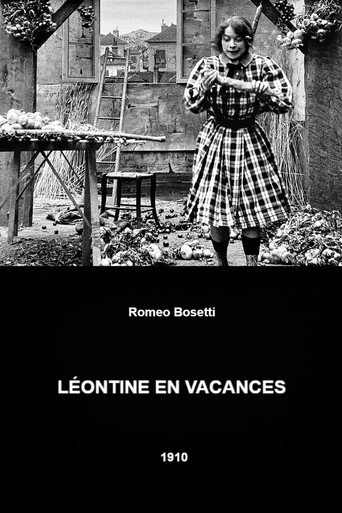 Movie poster for Léontine on Vacation (1910)