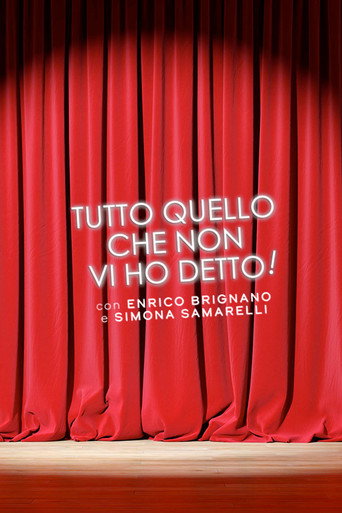 Movie poster for Enrico Brignano: Tutto quello che non vi ho detto (2009)