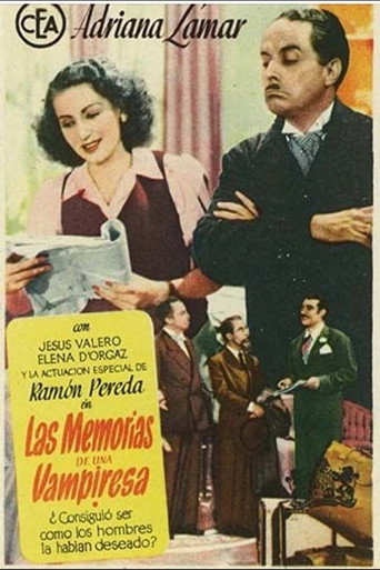 Movie poster for Memorias de una vampiresa (1945)
