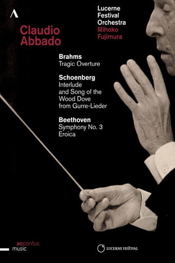 Movie poster for Claudio Abbado conducts Brahms, Schoenberg & Beethoven - Lucerne Festival Opening Concert (2014)