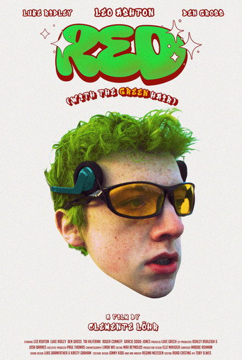 Movie poster for RED (with the green hair) (2025)