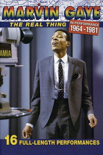 Movie poster for Marvin Gaye: The Real Thing - In Performance 1964-1981 (2006)