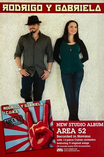 Movie poster for Rodrigo y Gabriela: The Making of Area 52 (2012)