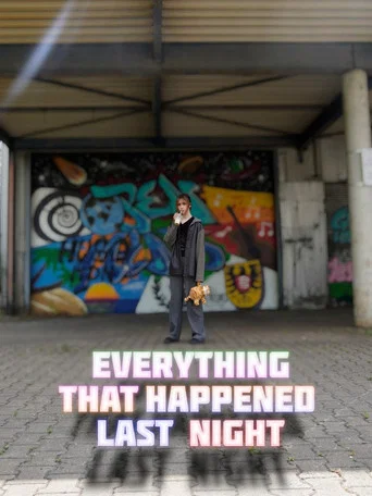 Movie poster for Everything that happened last night