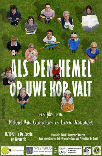 Movie poster for Als den hemel op uwe kop valt (2021)