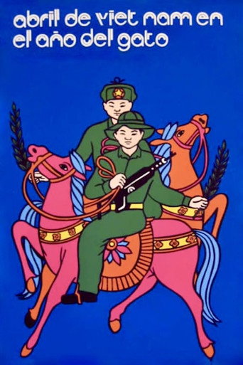 Movie poster for April in Vietnam in the Year of the Cat (1975)