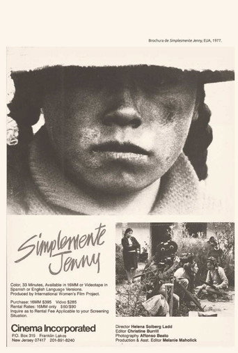 Movie poster for Simplemente Jenny (1977)