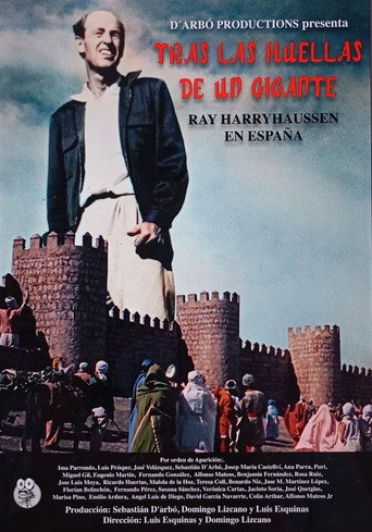 Movie poster for Tras las Huellas de un Gigante. Ray Harryhausen en España (2025)