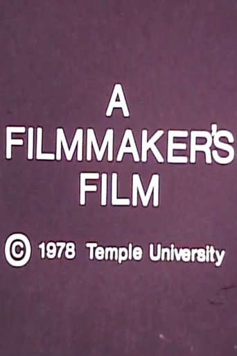 Movie poster for A Filmmaker's Film (1978)